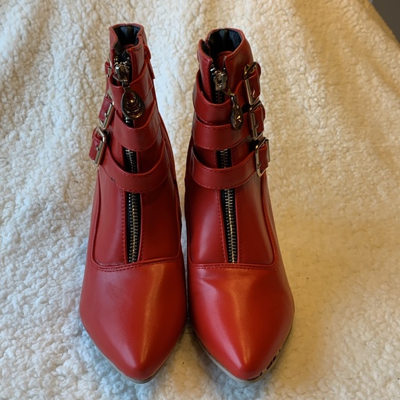 NWOB Red booties. - Picture 2 of 5
